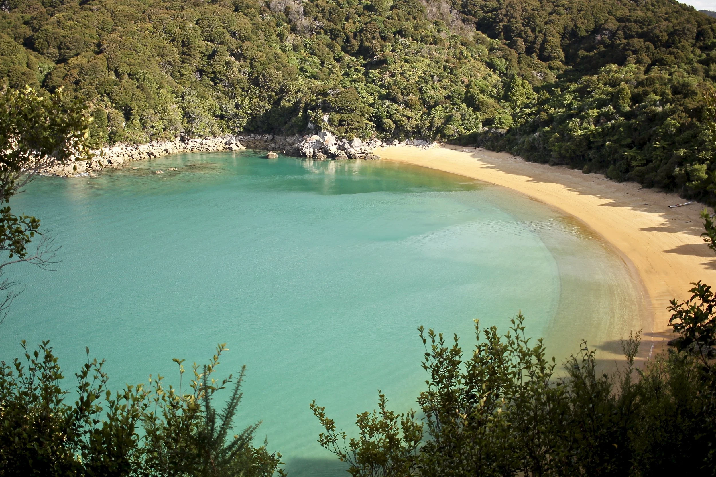 Crystal Blue Caribbean Water...in New Zealand? Abel Tasman Day Hike