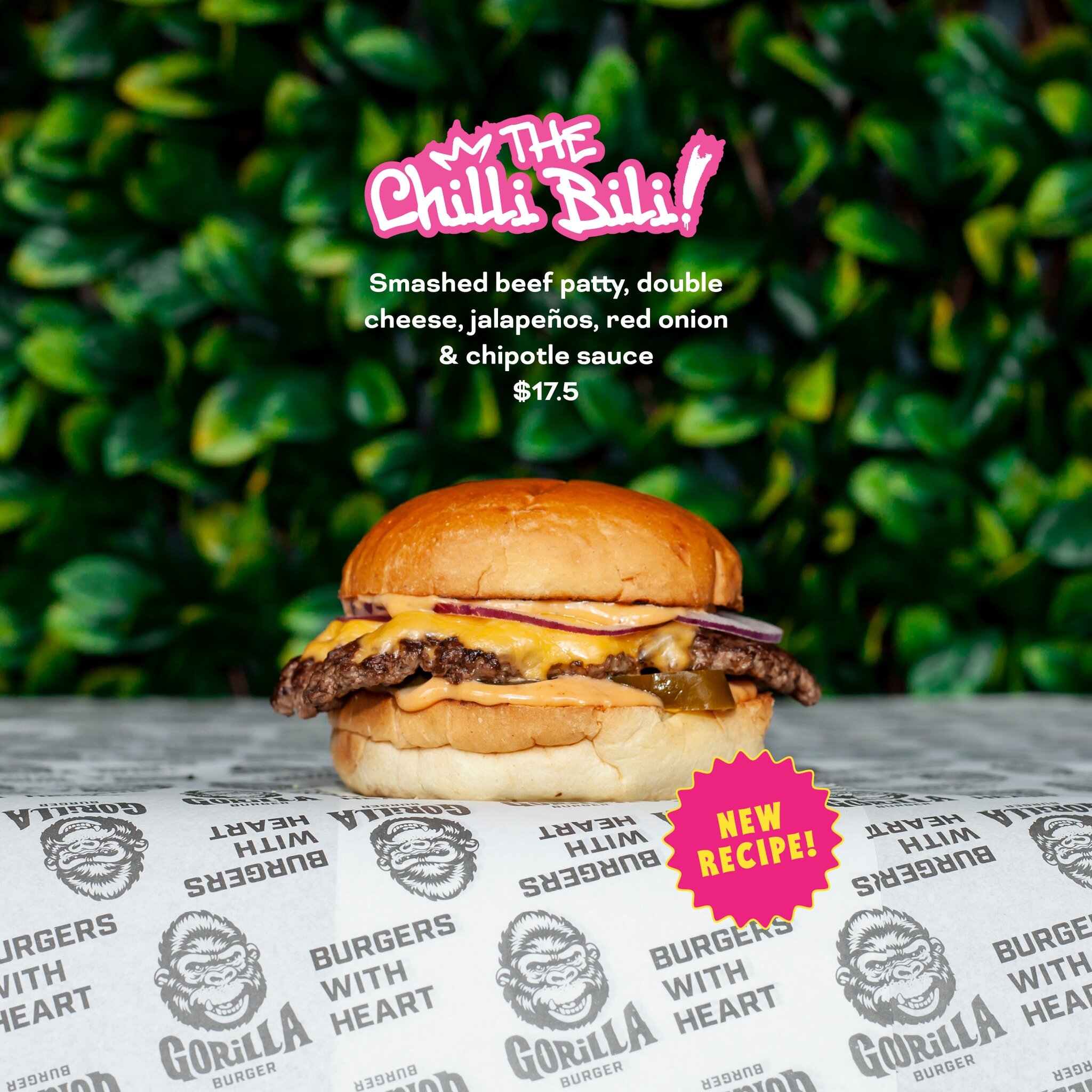 Get your mitts on our Chilli Bili Burger - now with extra 🌶

We've updated our chipotle sauce &amp; added sliced jalape&ntilde;os - making this one lip-smackingly spicy! 😚

Will you need a glass of milk to eat this one, or do you love the spice of 