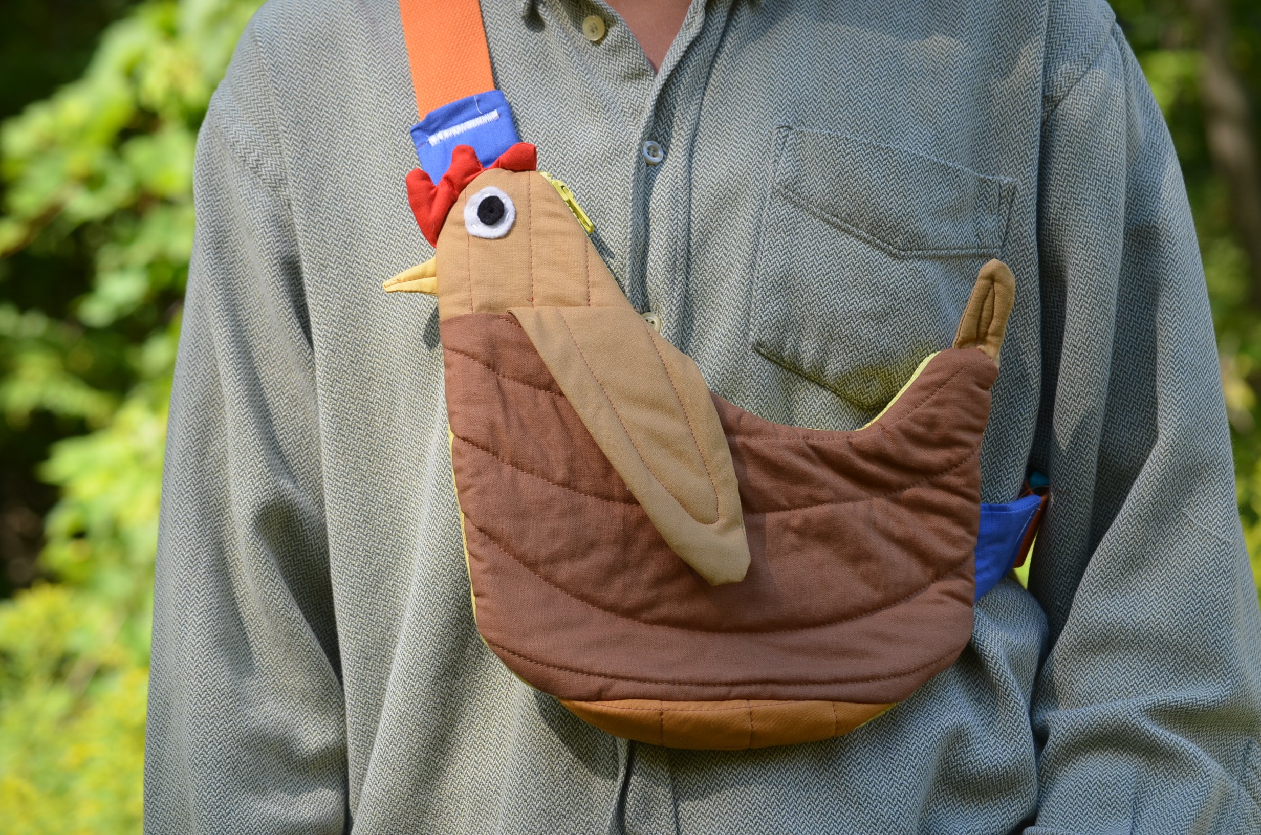 Fly Away Crossbody - Bird, Chicken, Duck Bag PDF Sewing Pattern - Mad ...