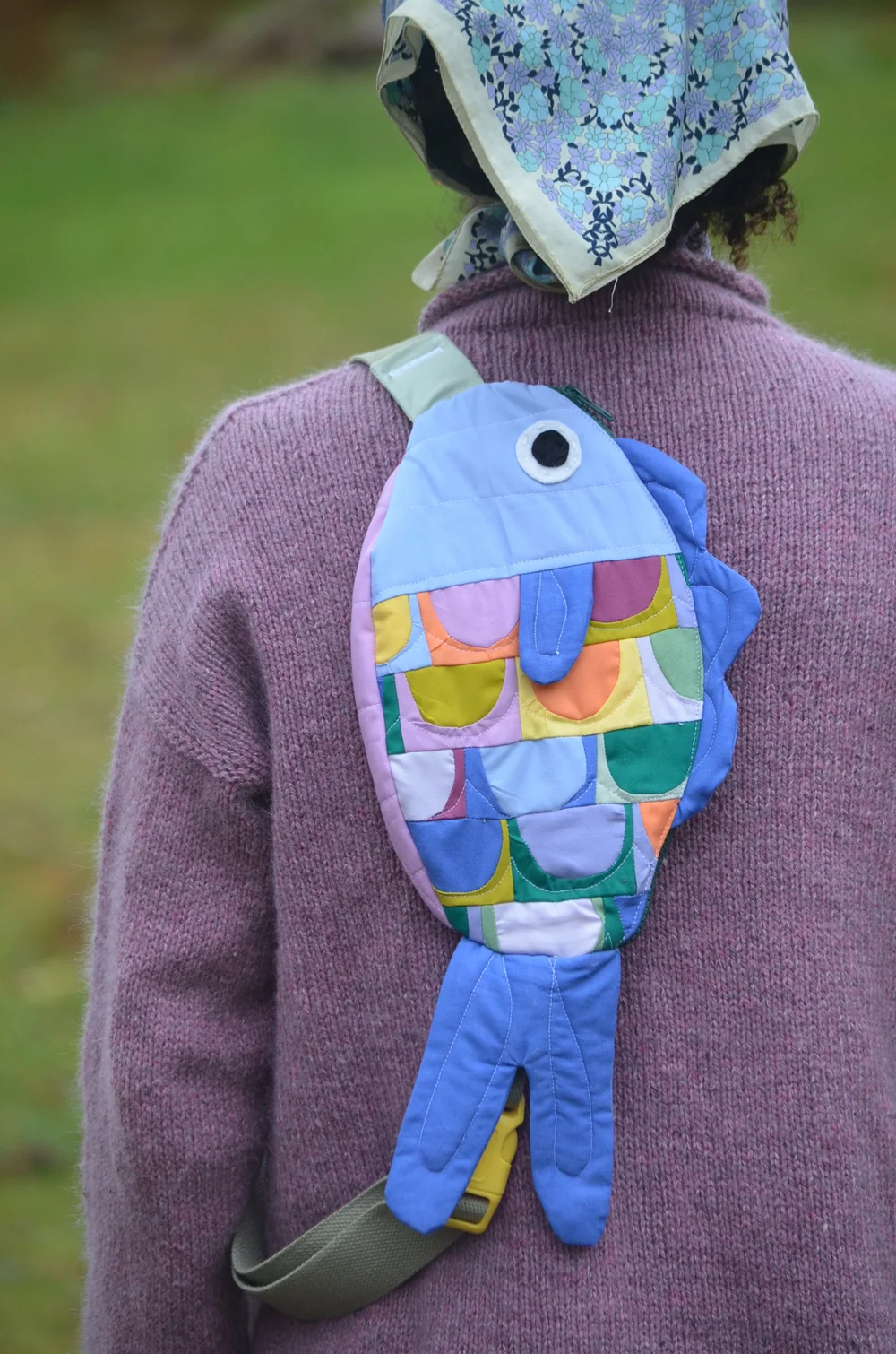 Swim Along Crossbody Fish Bag PDF Sewing Pattern - Mad Made  display picture 2