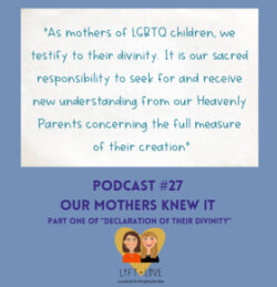 PODCAST 27 - OUR MOTHERS KNEW IT