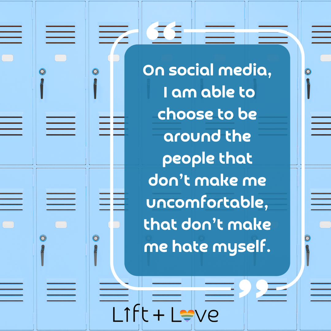 “Real life isn’t safe for LGBTQ people, but online there is more control where I can find people who have similar beliefs.” - 6.PNG