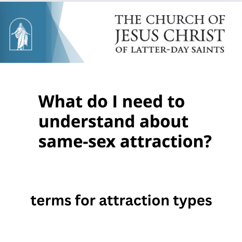 TERMS: Types of Attraction (Church Website)