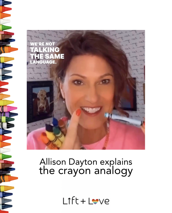 Crayon Analogy (understanding modern LGBTQ terms you're not used to) - Allison Dayton