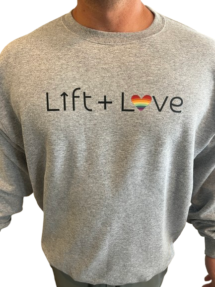 Lift + Love Logo Heart Sweatshirt