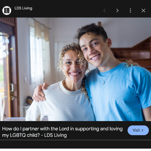 "How do I partner with the Lord in supporting and loving my LGBTQ child?"