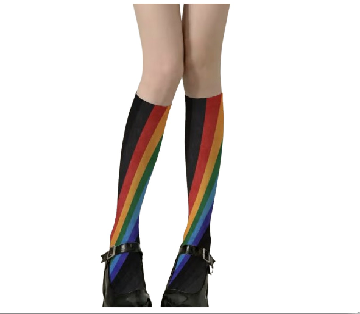 Rainbow Knee High Socks