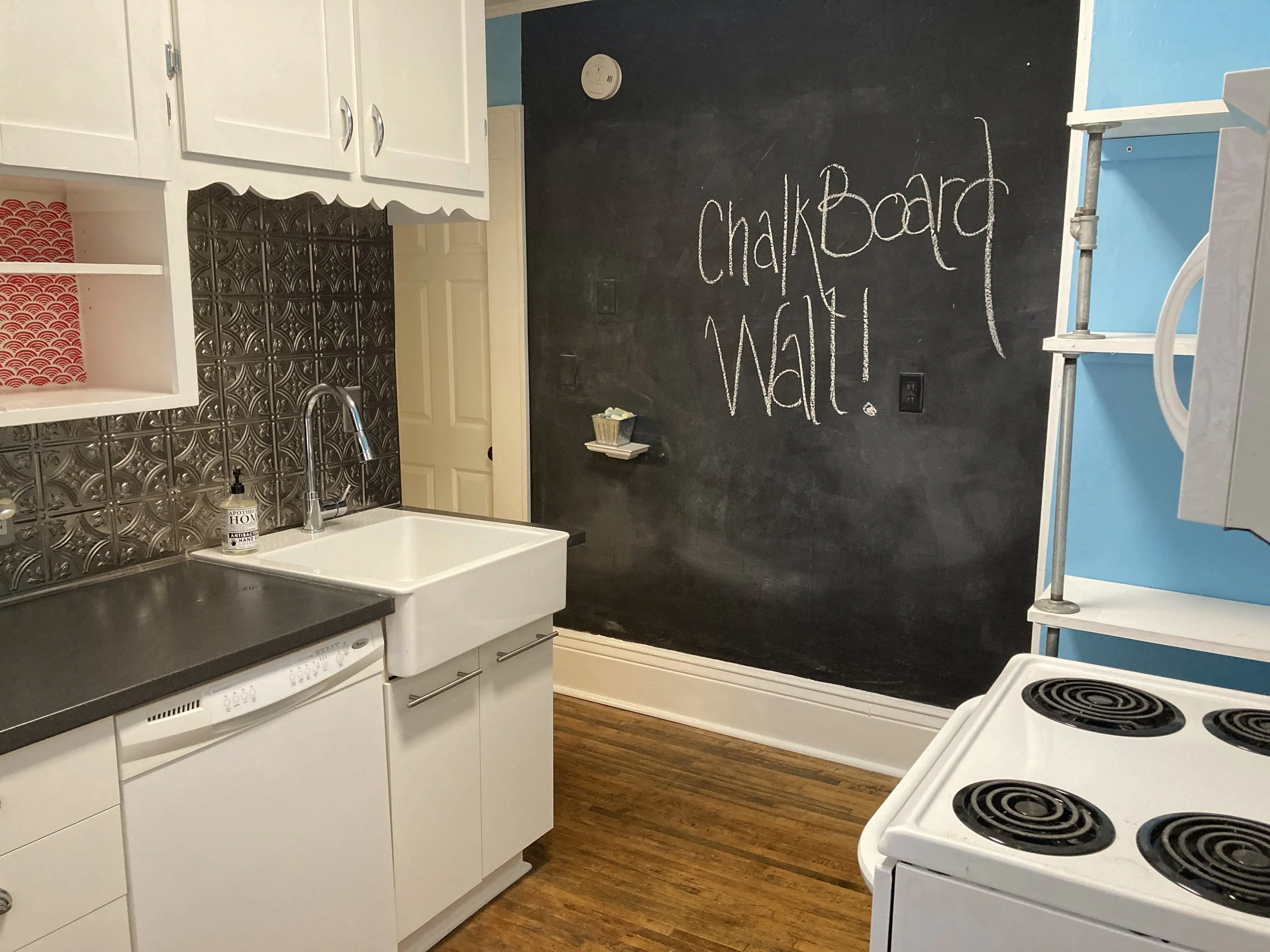 Kitchen and Chalkboard Wall!