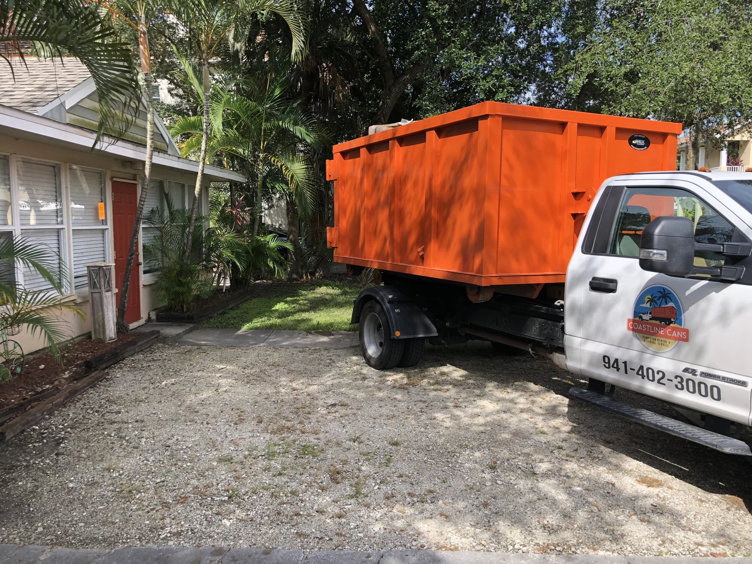 Coastline Cans Dumpster Rental Port Charlotte Sarasota Fort Myers