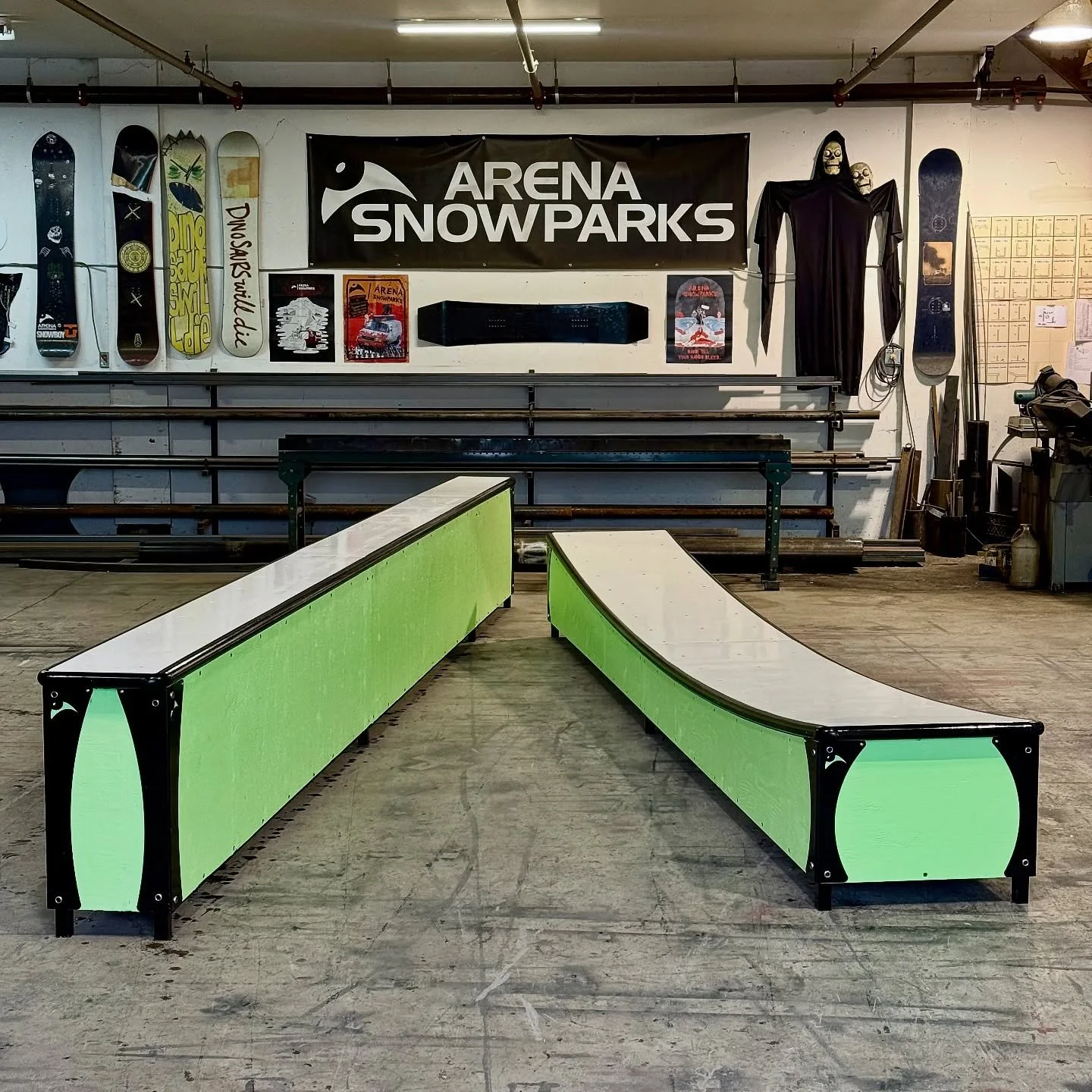 Minty fresh new features for @falcon_ridge in Manitoba. 
#ASPrails @freestylemanitoba