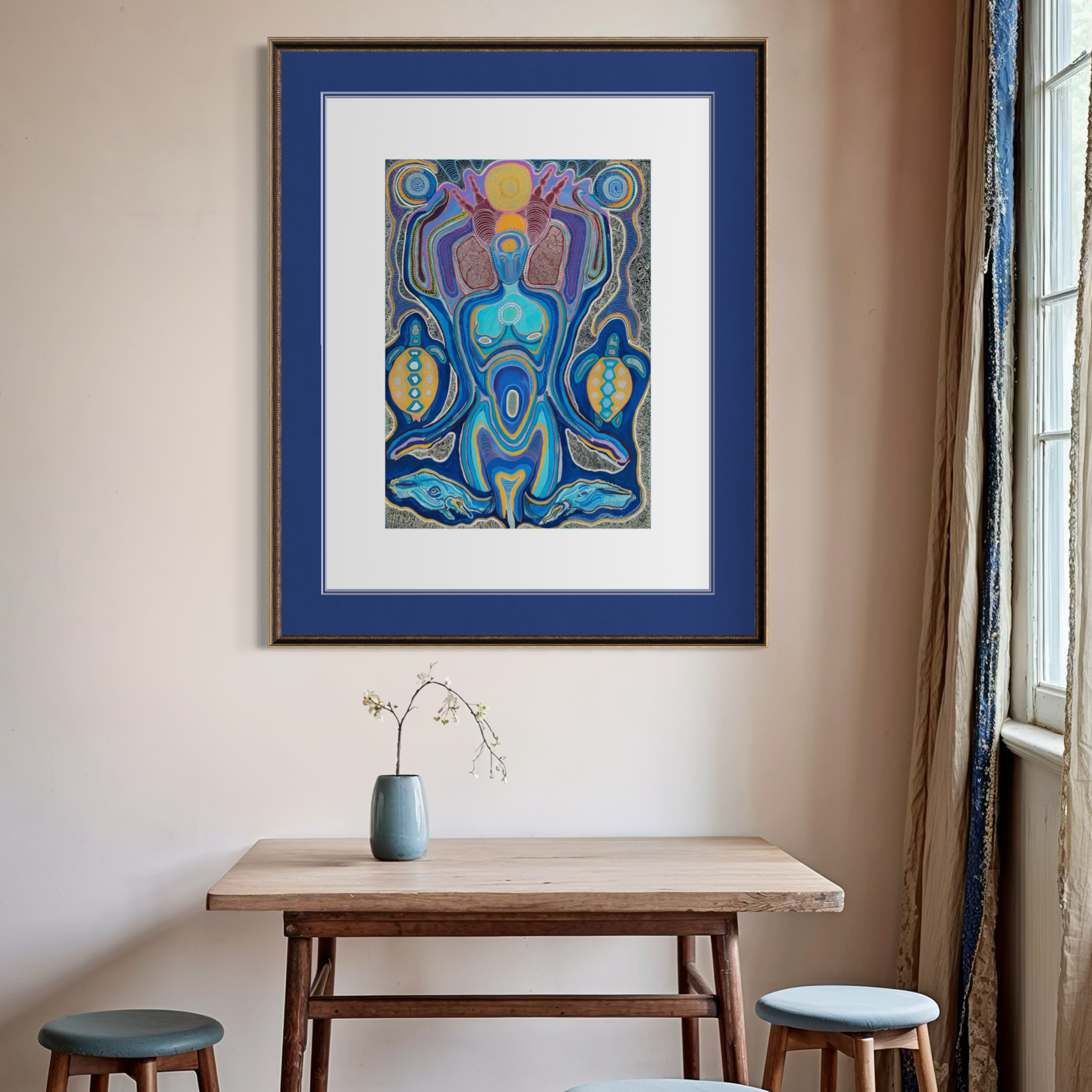 Galactic Water Goddess - Fine Art Print