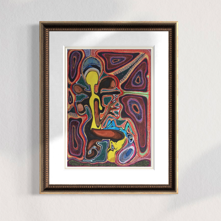 ignorance-is-bliss-original-artwork-gold-frame.PNG