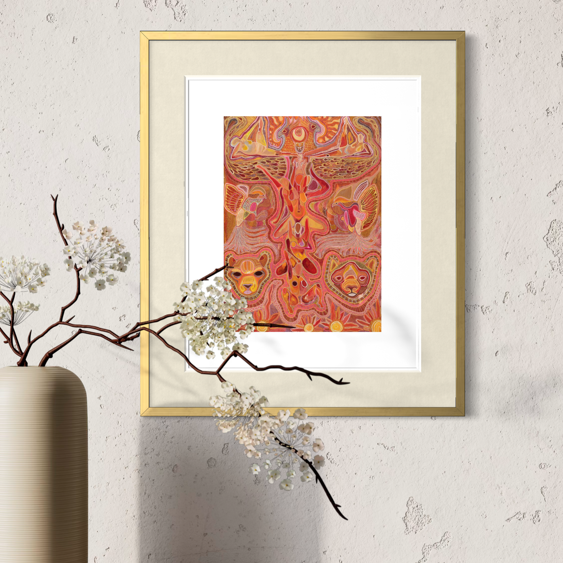 Fire Alchemist Goddess - Fine Art Print