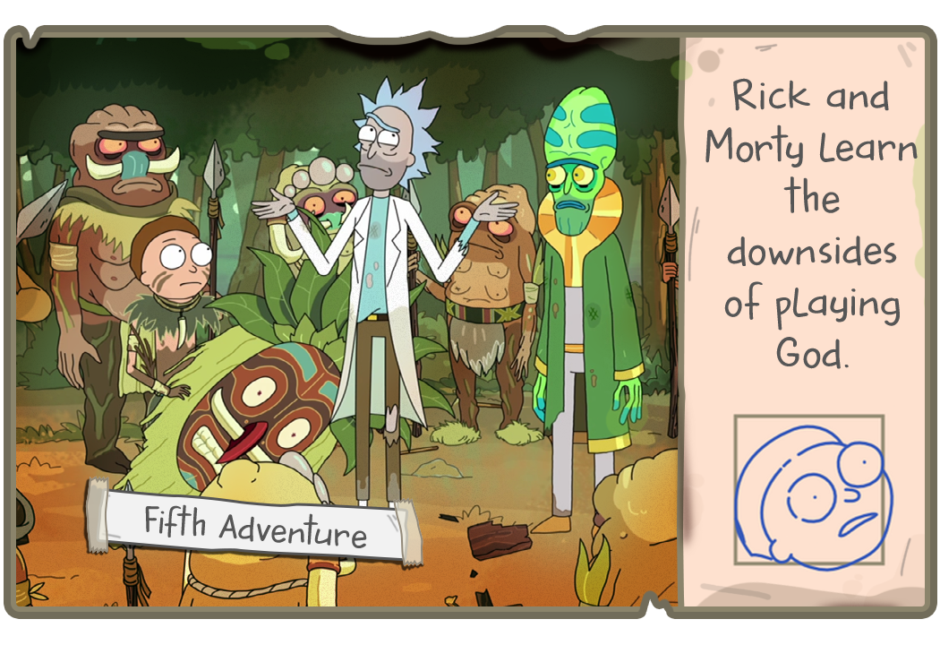 Rick And Morty Morty Adventure Card Jason Lim