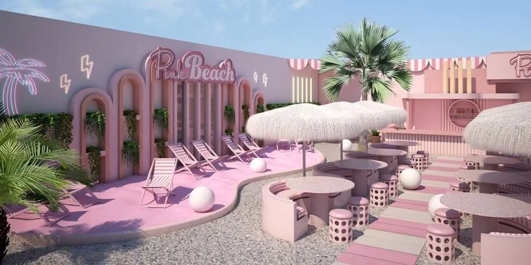UITGELICHT: PINK BEACH