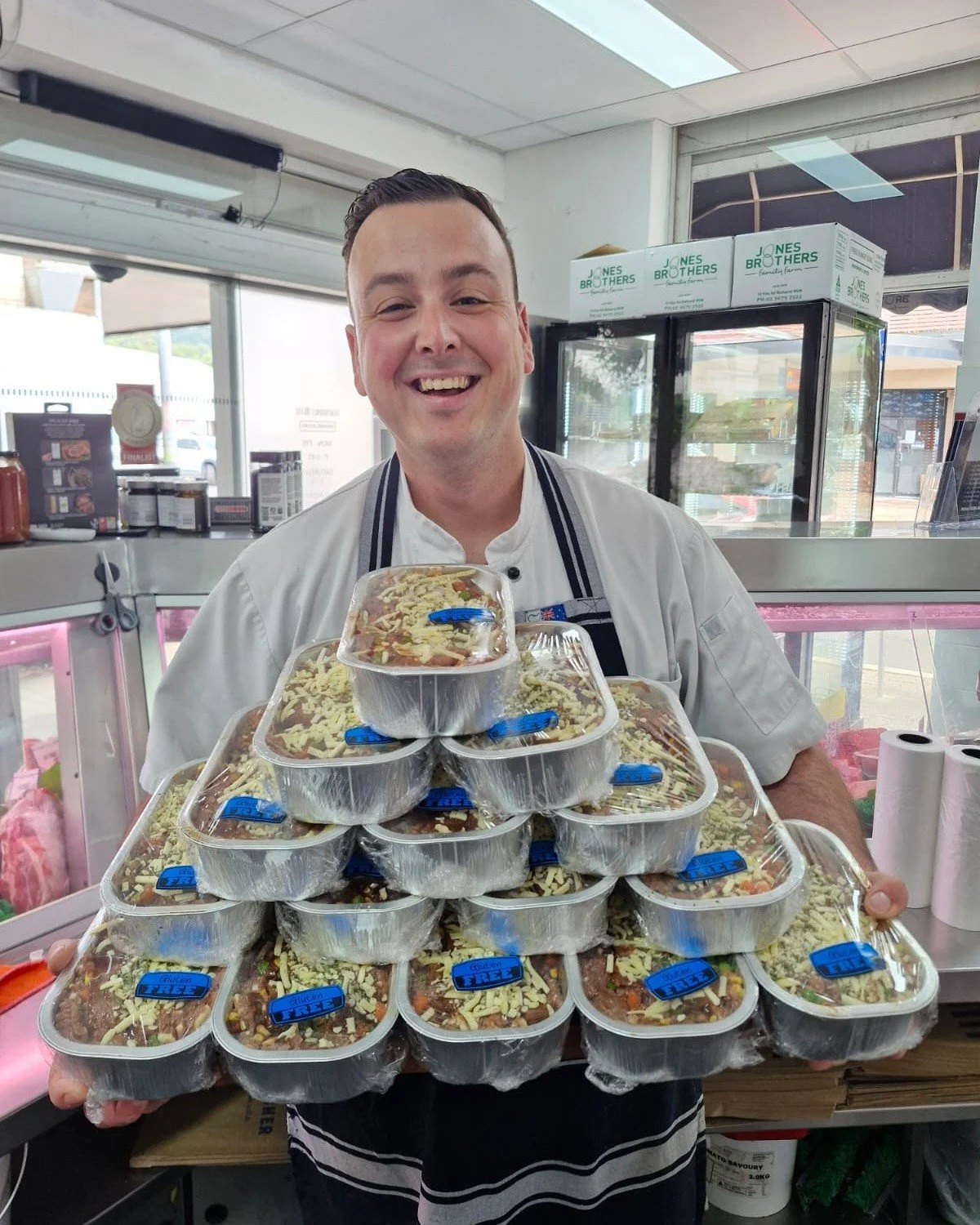 Homestyle Gluten-Free Beef Meatloaf 🥩✨

Made from an old-style family recipe, our hearty meatloaf is packed with flavour and goodness:
&bull; Beef mince &amp; sausage mince
&bull; Peas, corn &amp; carrot
&bull; Shredded tasty cheese
&bull; BBQ sauce