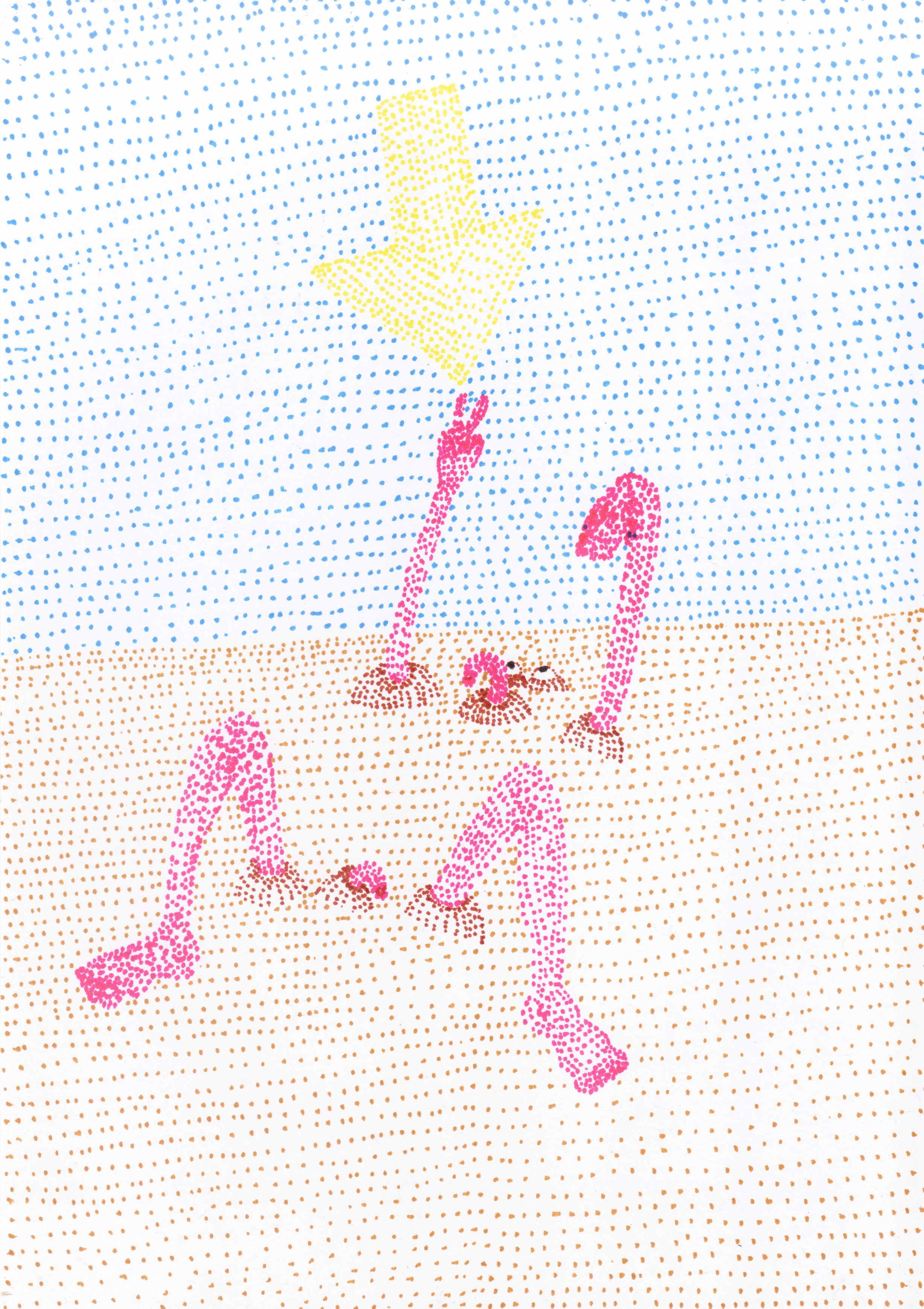 Buried Alive with Arrow, pen on paper, 2018.jpg