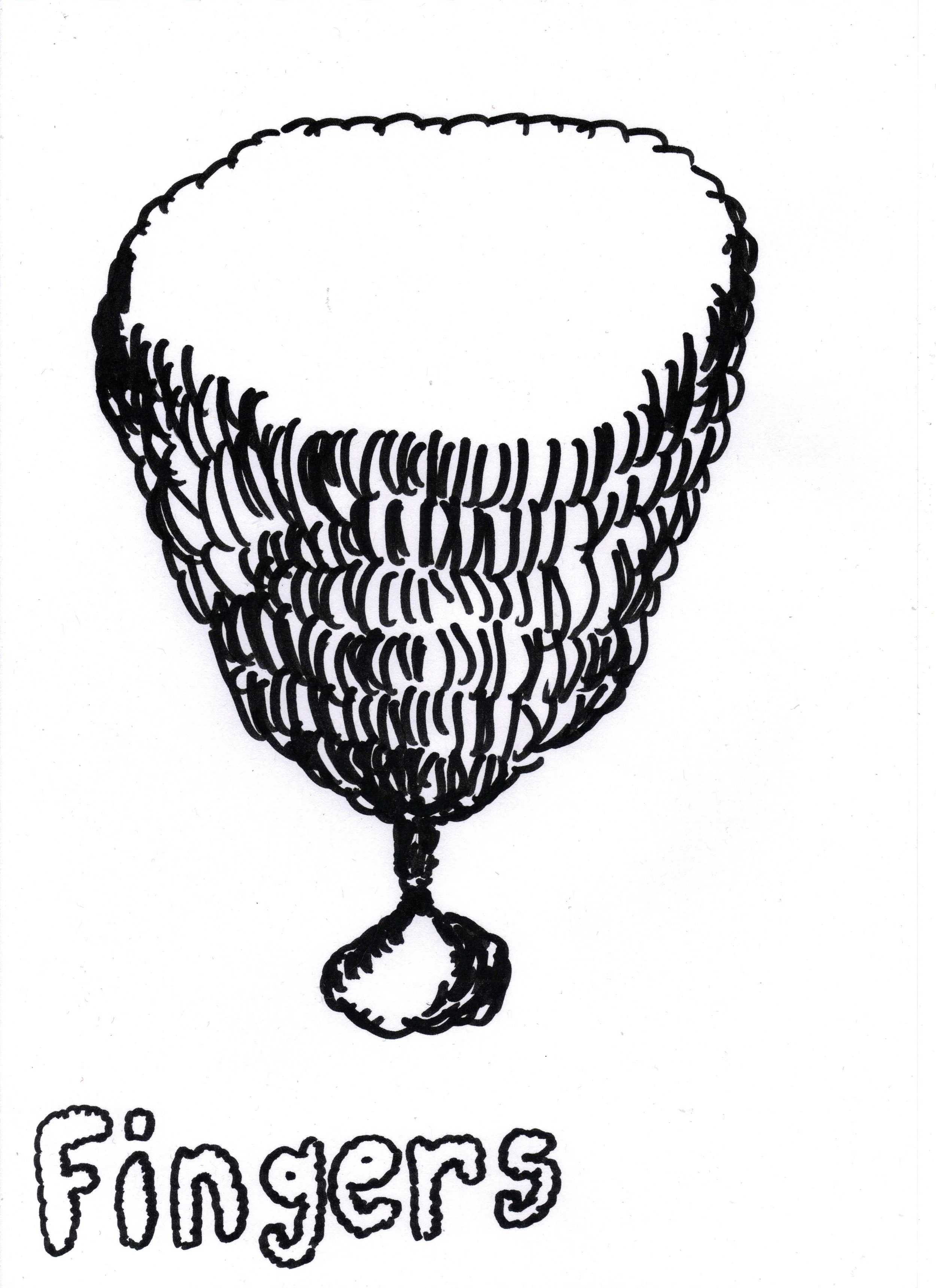 Fingers Object, pen on paper, 2014.jpg