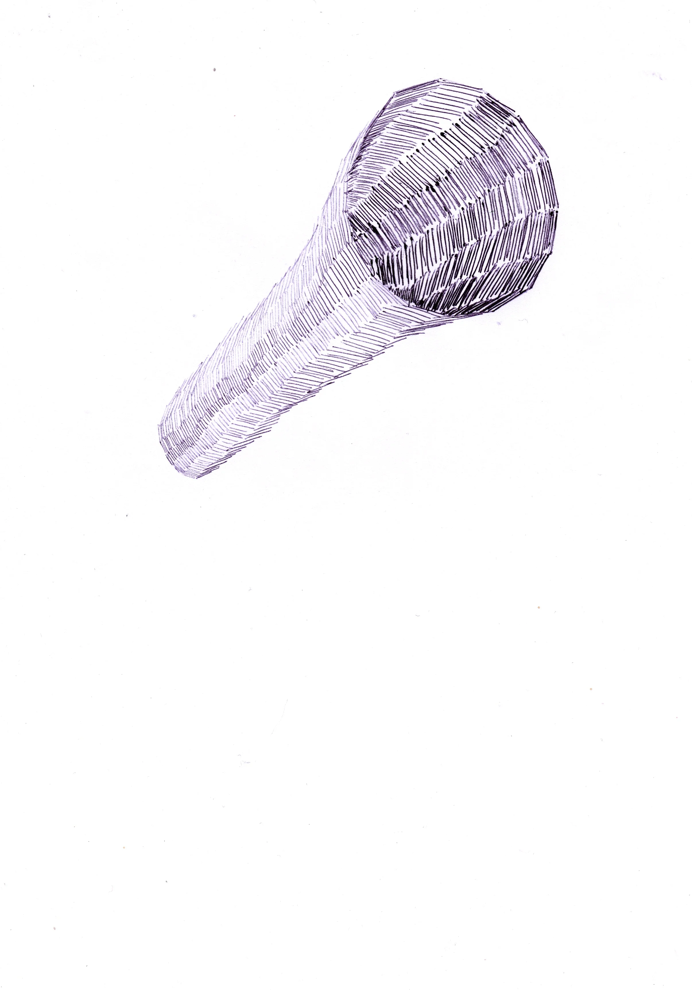 Trumpet 3, biro on paper, 2012.jpg