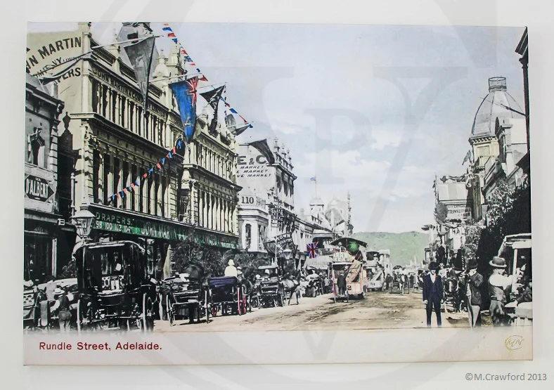 Adelaide City Streetscape c.1906 Rundle Street