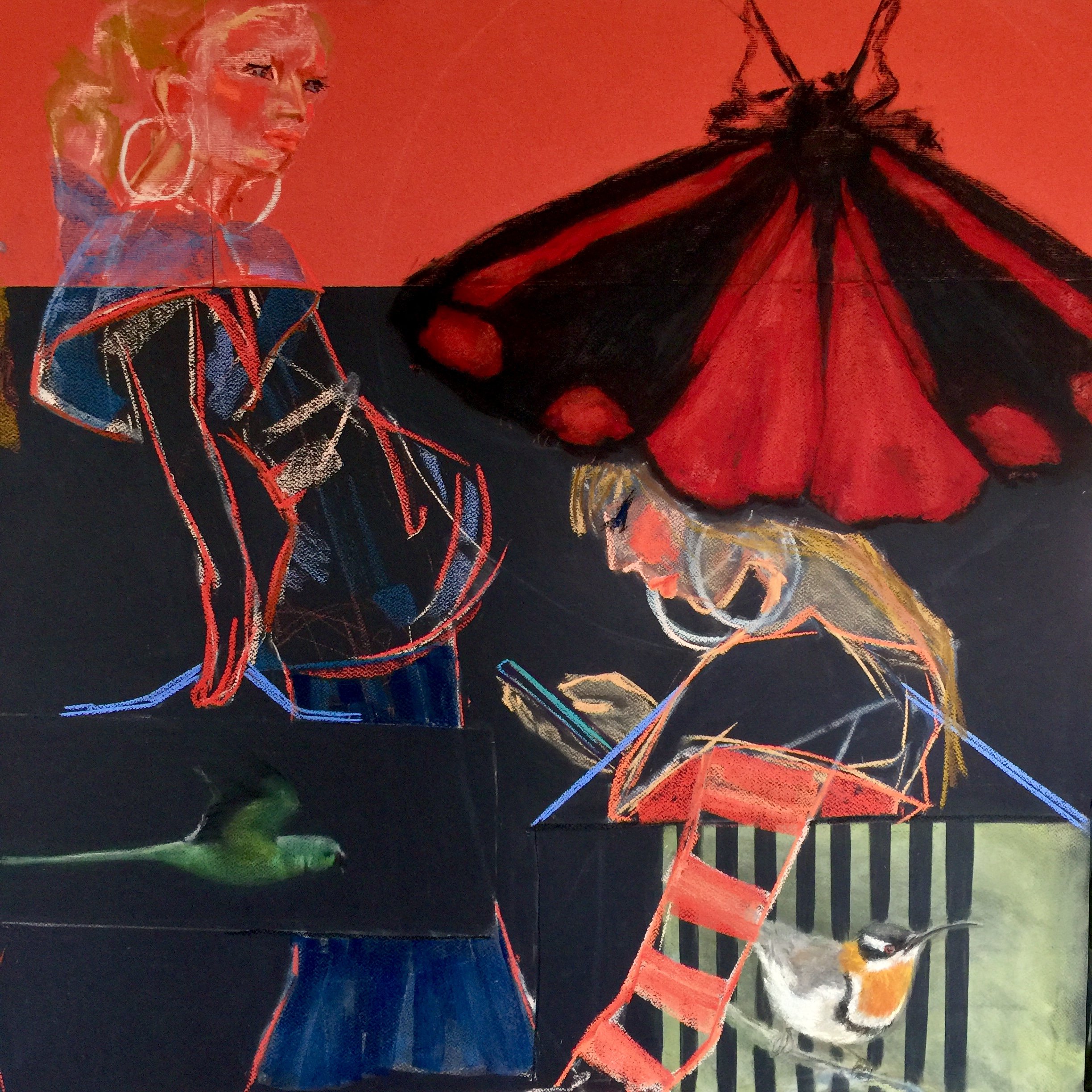 Untitled, Handbags &amp; Hats, fashion illustration