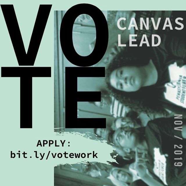 Come canvas with us next week! We&rsquo;re doing a hiring blitz over the weekend for Pittsburgh, DelCo, and Philly. Apply today through Sunday to be a Canvas Lead - $15/hour, easy application process! APPLY: bit.ly/votework

On November 5th, we have 