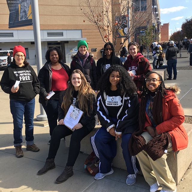 Pittsburgh @honeytrap.pgh crew showing up strong as always - members from Pitt, CCAC, Point Park, and Duquesne. 3 days left til we win. We&rsquo;ve got this.

#youthvote #studentpower #pittsburgh #lovepgh