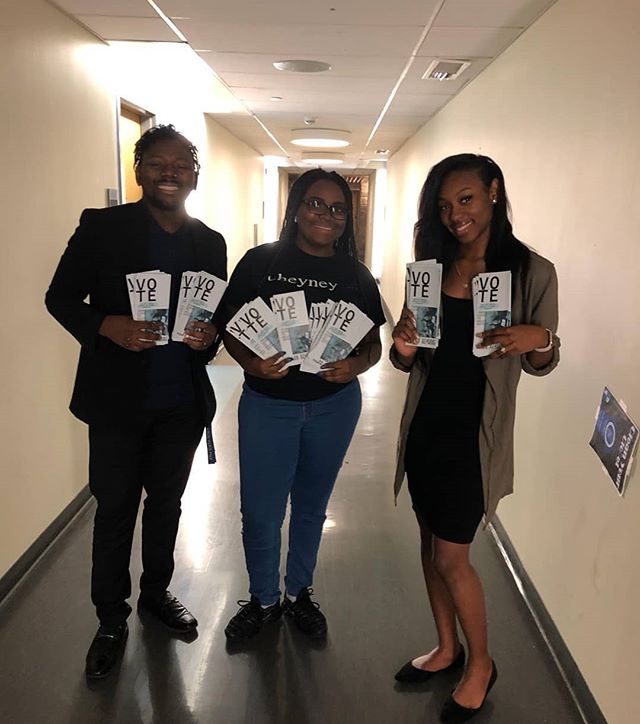 GOTV at Cheyney University!
Cheyney is the nations oldest HBCU and 2 miles down the road sits the only private jail in PA. This fall these amazing students have been turning up in registering young people to vote and now are getting them out to polls