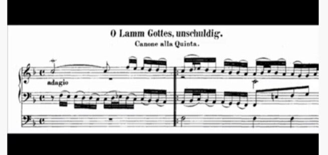 O Lamm Gottes, umschuldig by J.S.Bach Suspension 4