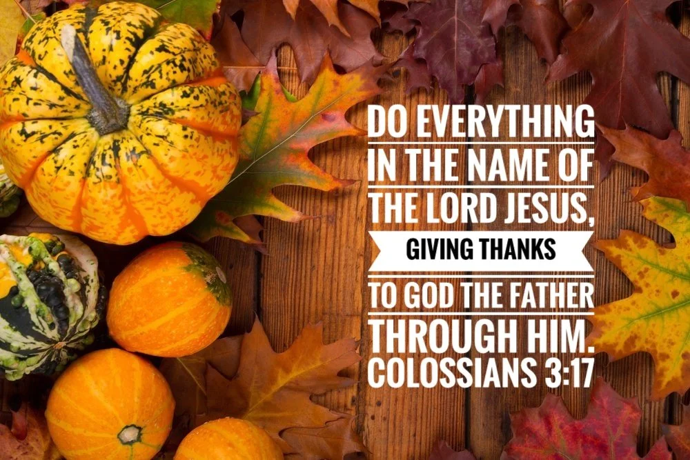 Thanksgiving Eve Worship: Wednesday, November 24