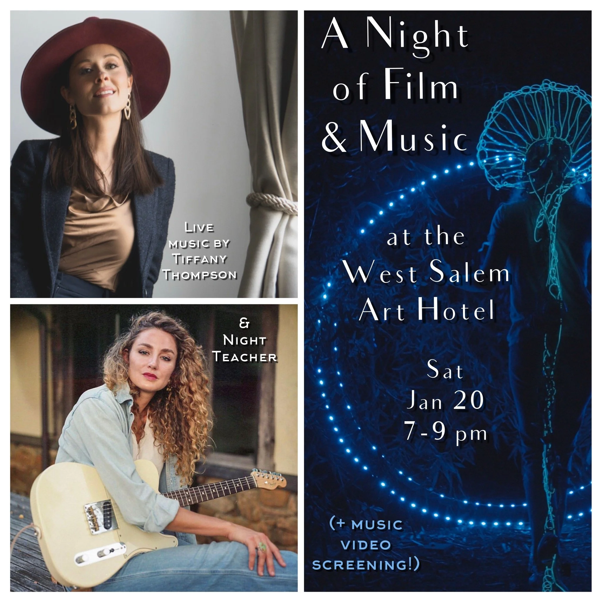 Night Teacher with Tiffany Thompson at the West Salem Art Hotel 