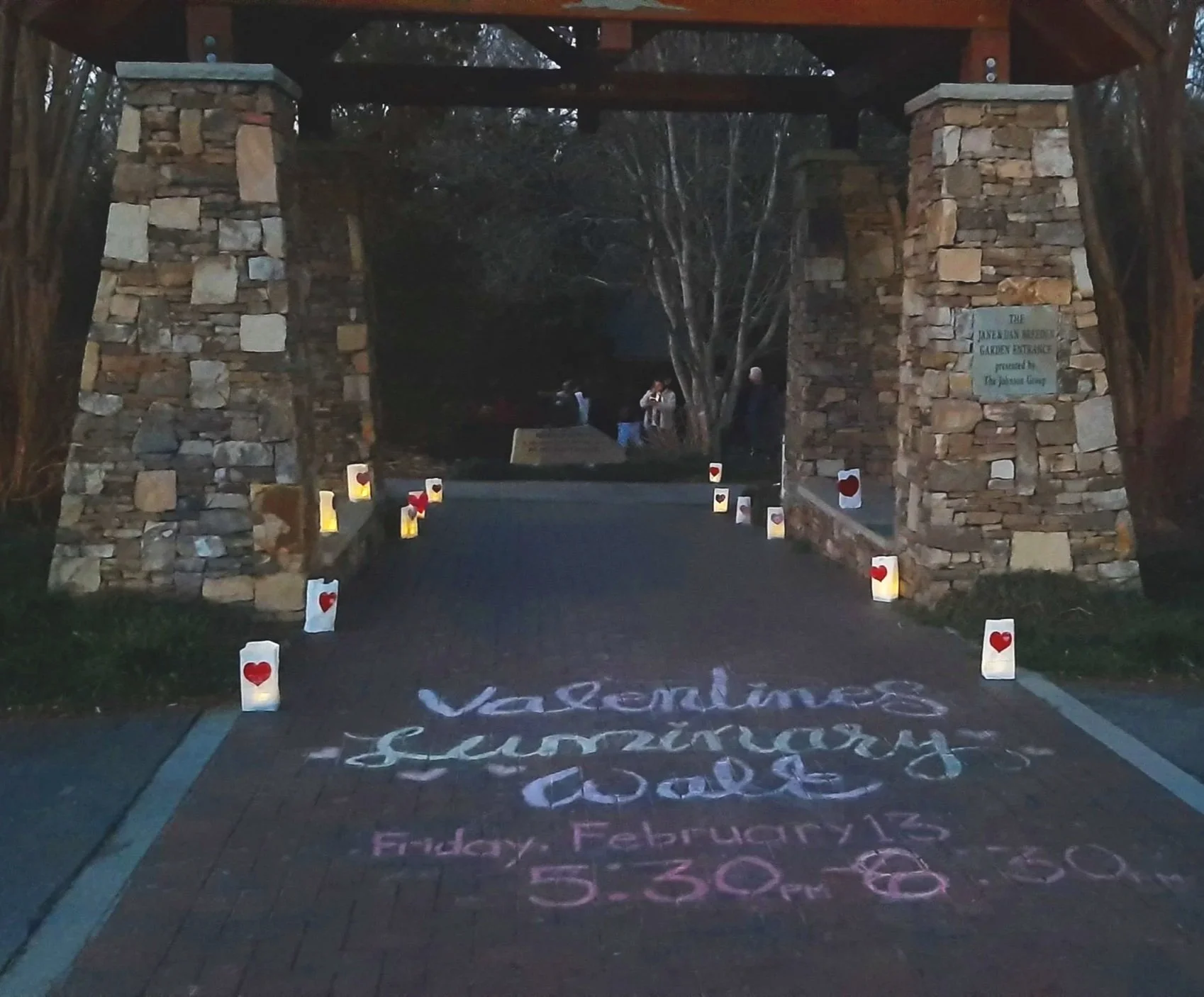 Send Your Love Luminary Walk