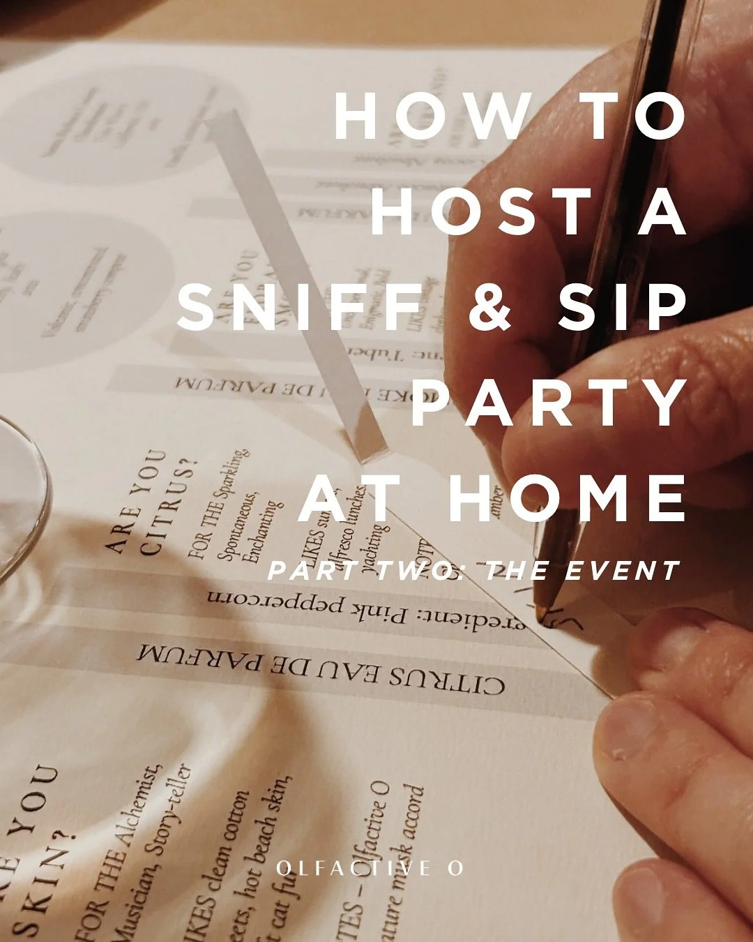 All my tips and sensory secrets 👉🍷🤩
Create your own scent &amp; wine-pairing soir&eacute;e - the Olfactive O way! 

Or DM us to bring the experience to you✨

#olfactiveo #sniffandsip #personalityperfumes