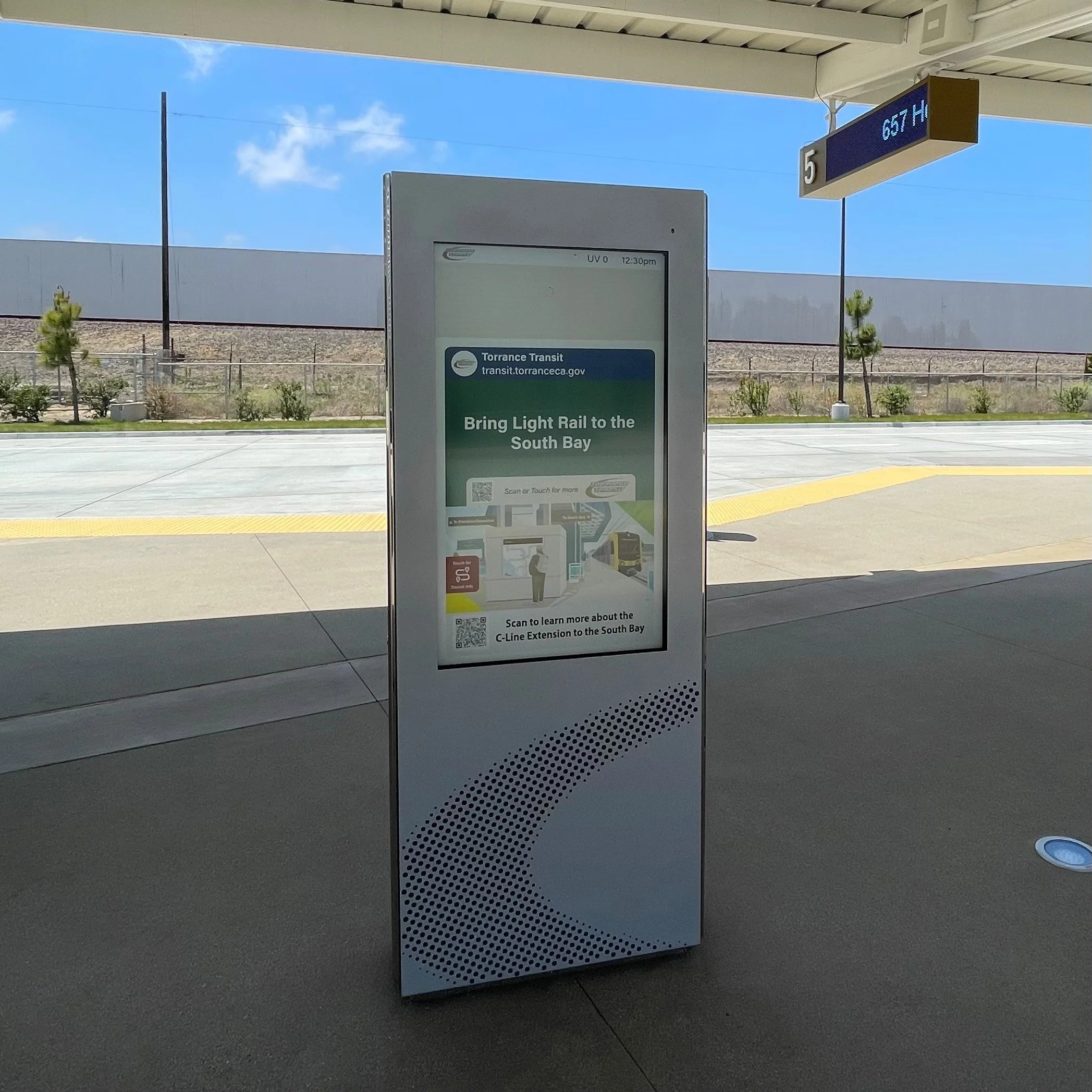 NANOV Deployed 46" Outdoor, City of Torrance Interactive Kiosks with Real-Time CMS