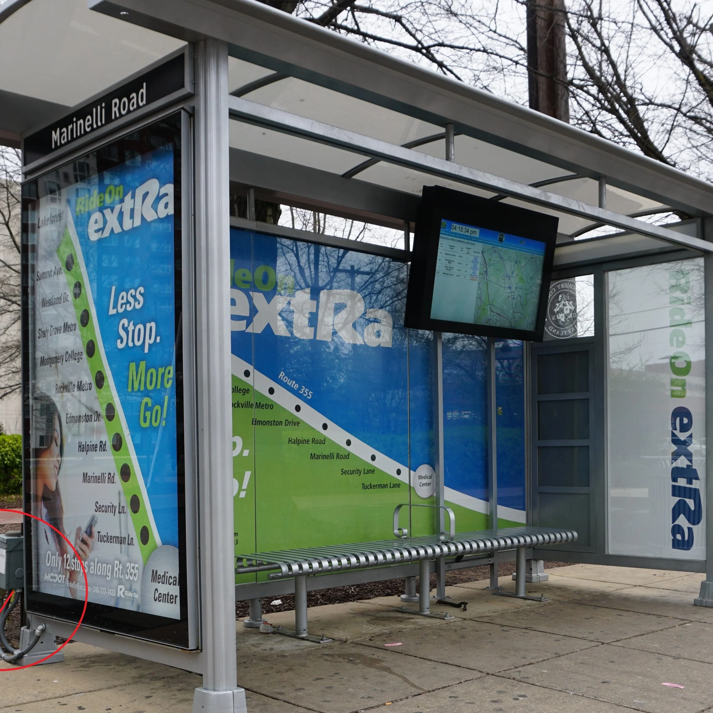 Jul '19 Newsletter - Outdoor Bus Station LCD Signs -  49" 1200cd IP65 Outdoor Bus Shelter Display