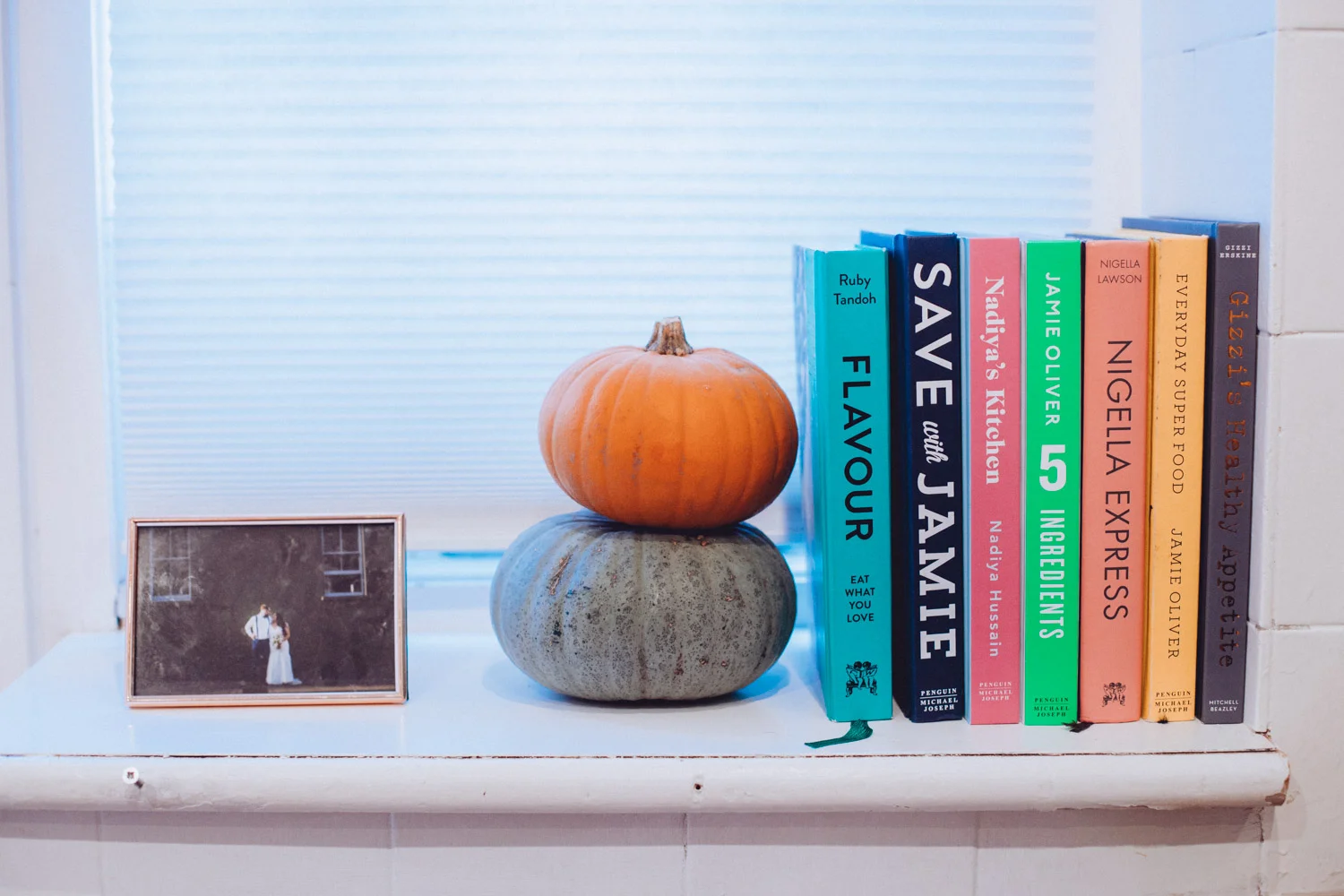 colourful cookbooks