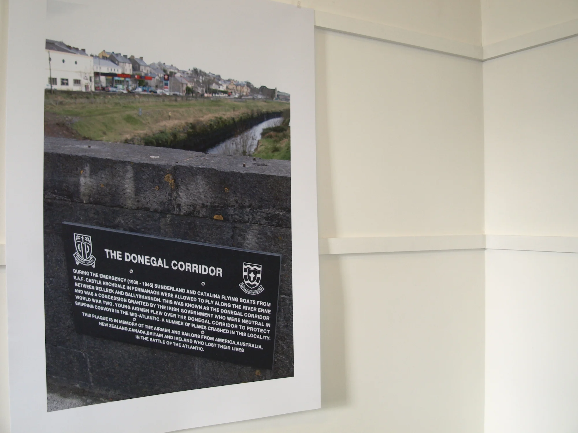   Arc of Fire  exhibition detail, Fort Dunree Inishowen, May 2010. Image courtesy of the artist. 