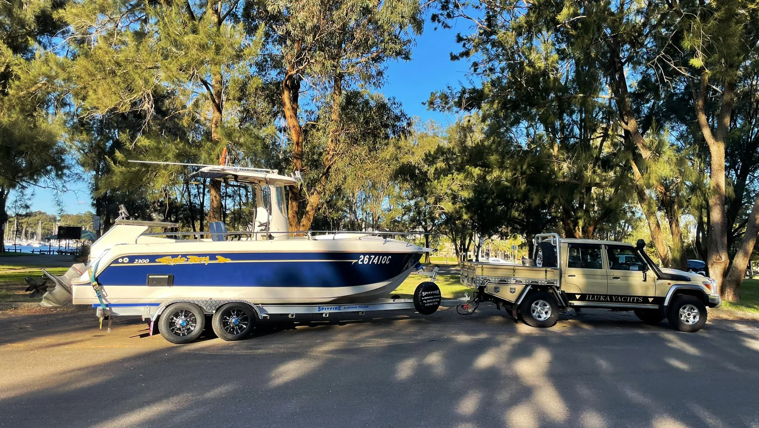 Best Aluminium Boat Trailers in Australia. Iluka Yachts Pty Ltd run