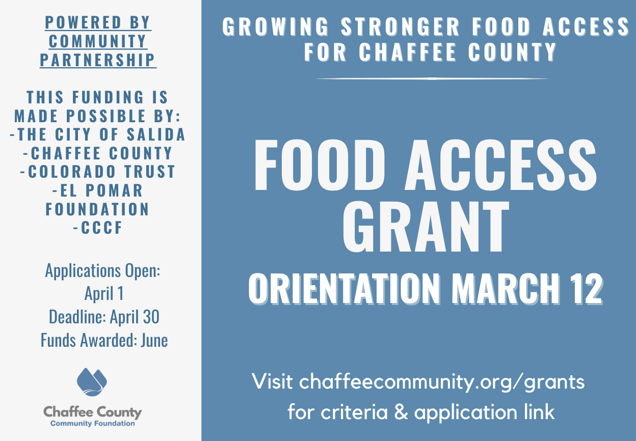Food Access Grant Orientation