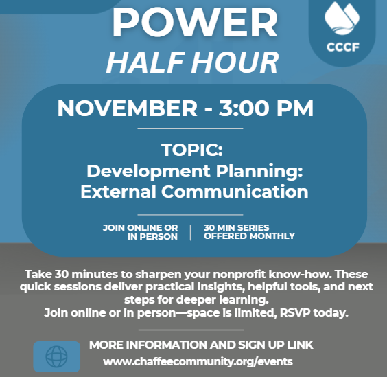Power Half Hour!  