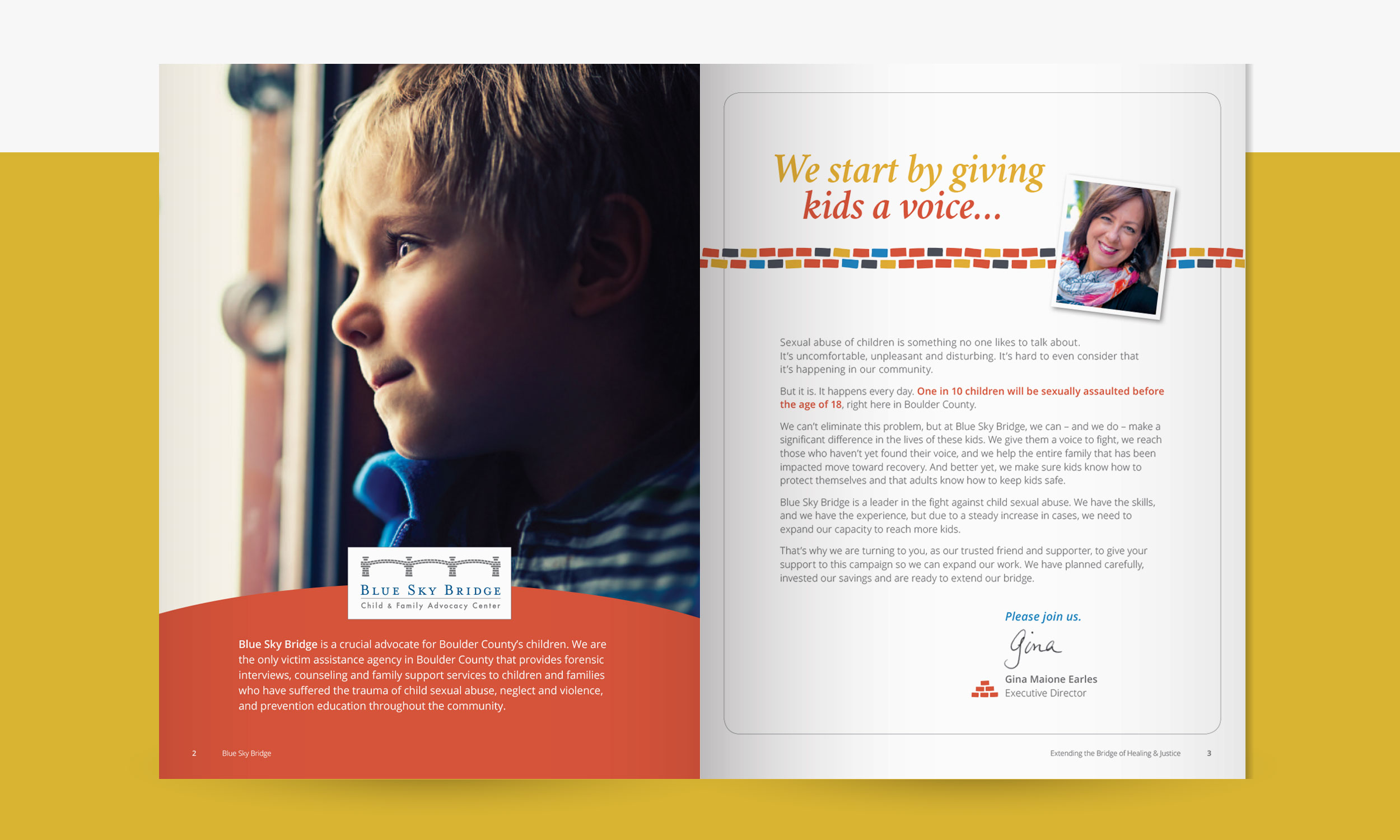 Graphics help donors get it