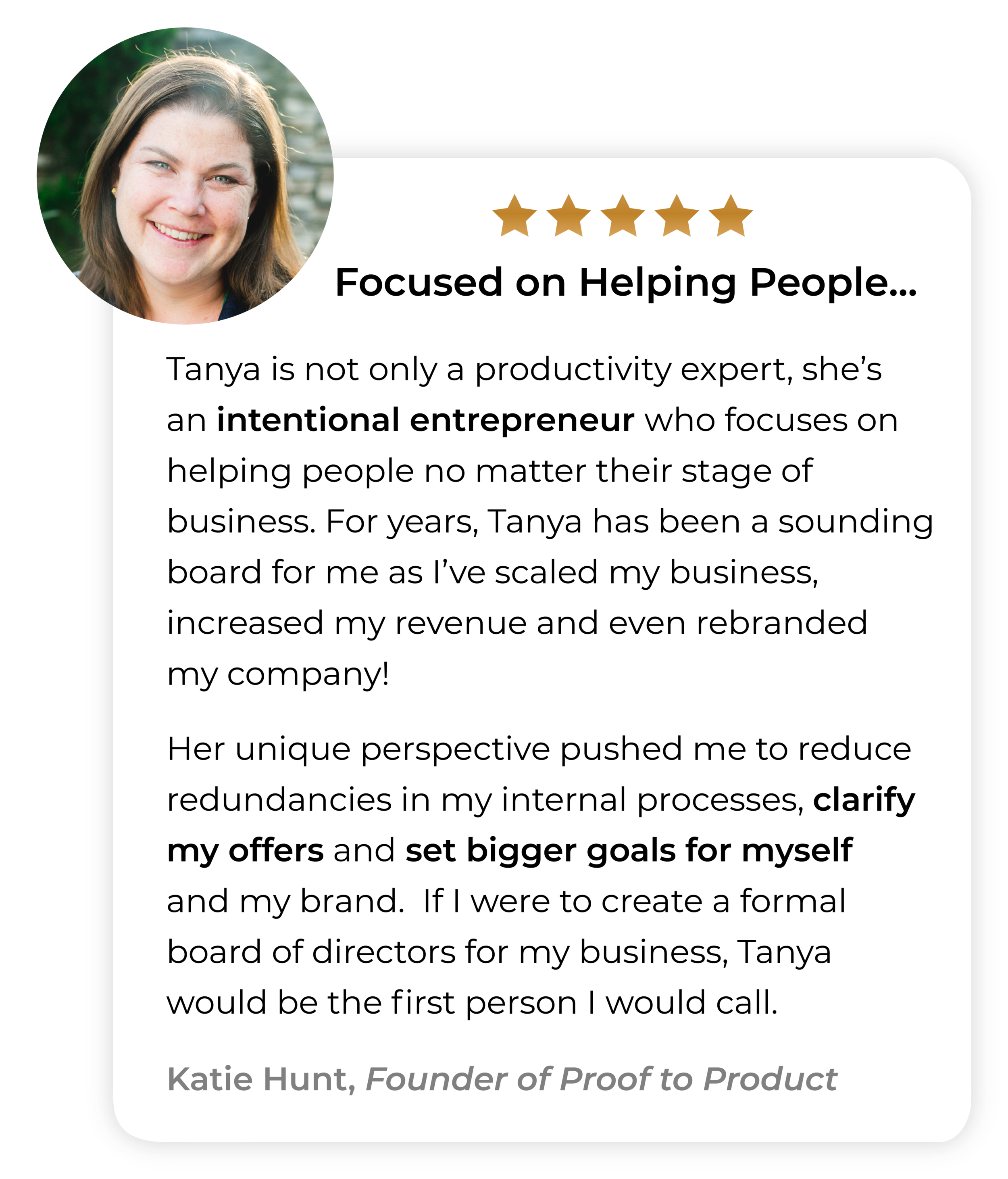 Tonya Dalton Business Coaching Review Testimonial