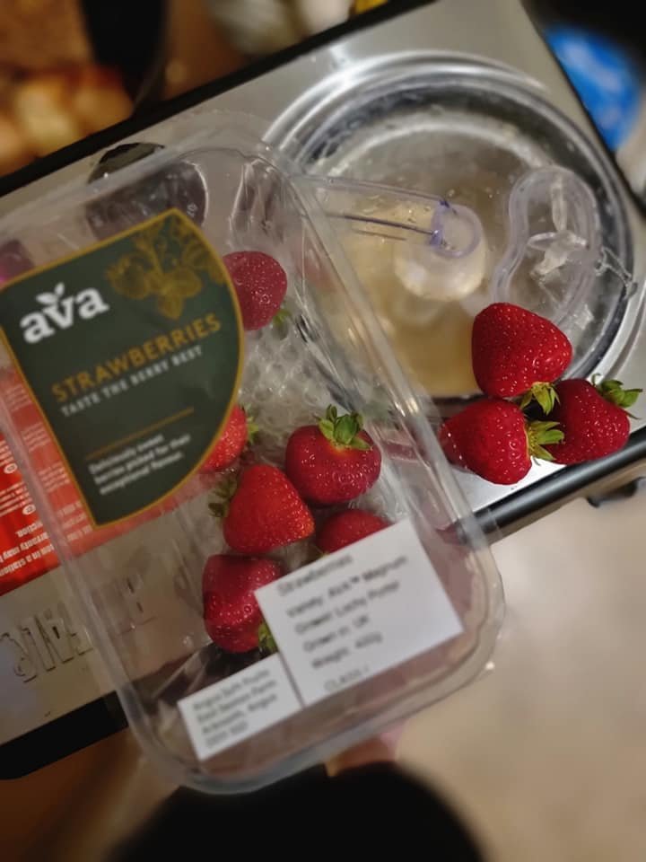 ava ice cream maker with strawberries.jpg