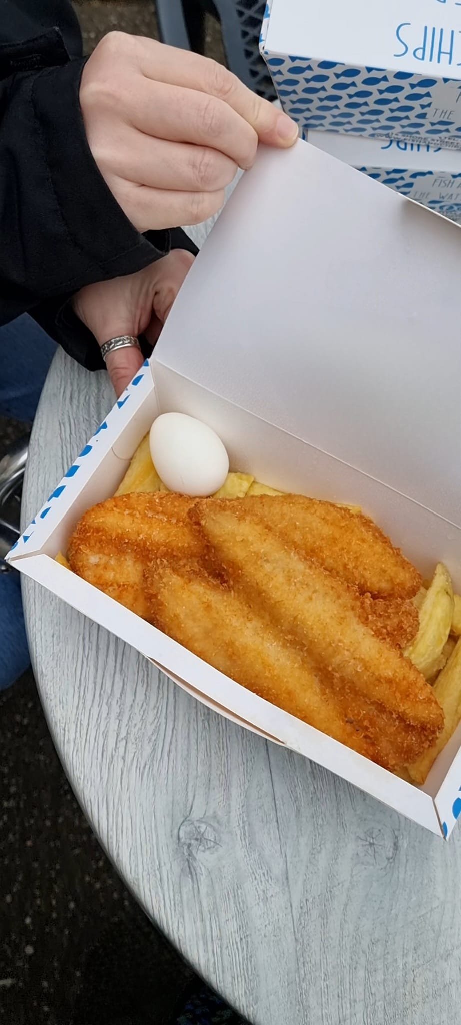 Breaded fish