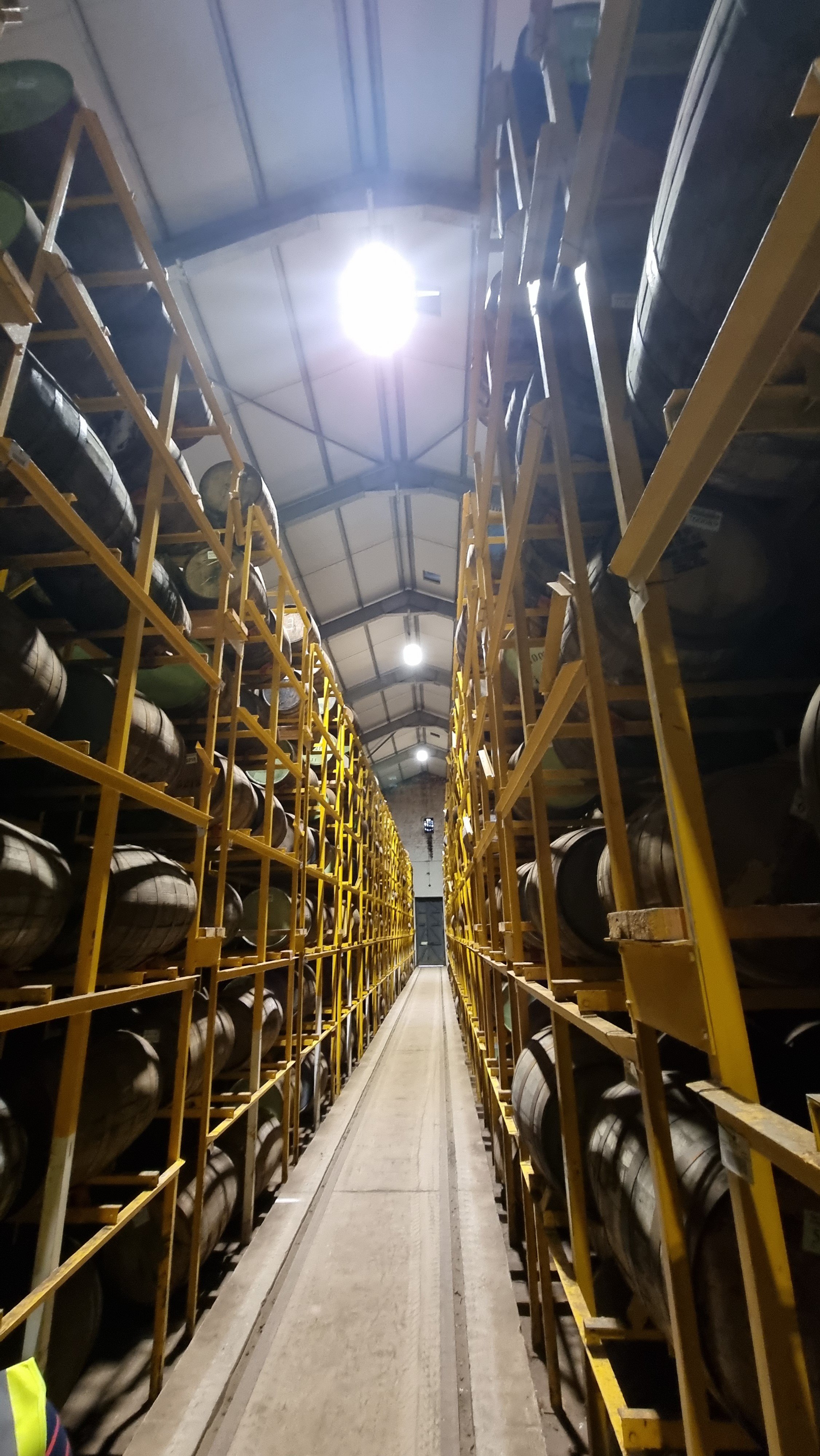 Inside the warehouse