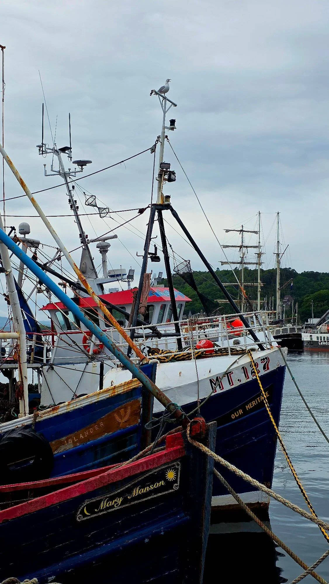 Fishing boats Oban Harbour