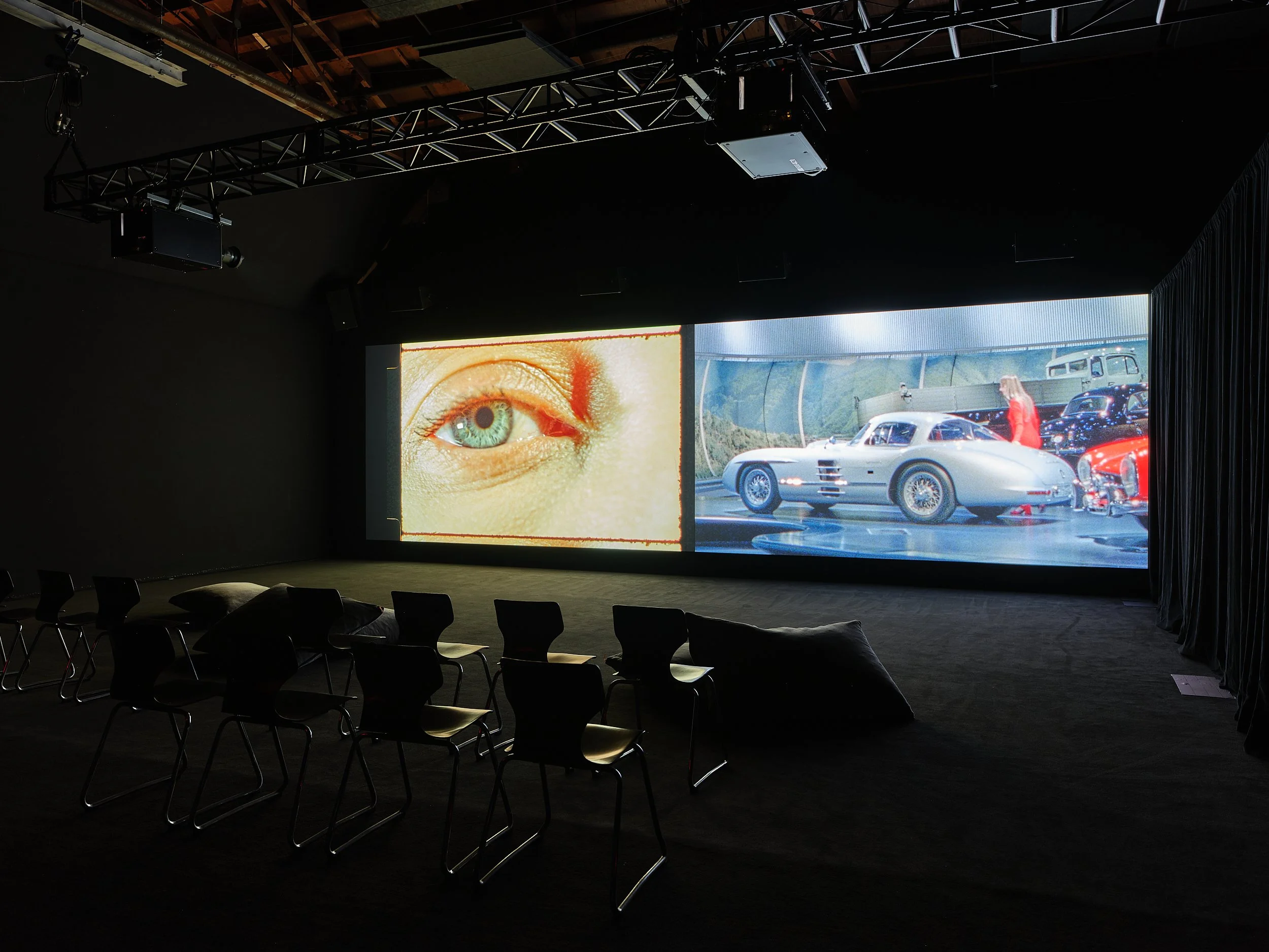   Sara Cwynar,  Baby Blue Benzo  (2024)  Courtesy of the artist; The Approach, London; Cooper Cole, Toronto; and 52 Walker, New York. Installation view,  Character Development , at Minnesota Street Project Foundation, September 10 - October 31, 2026,
