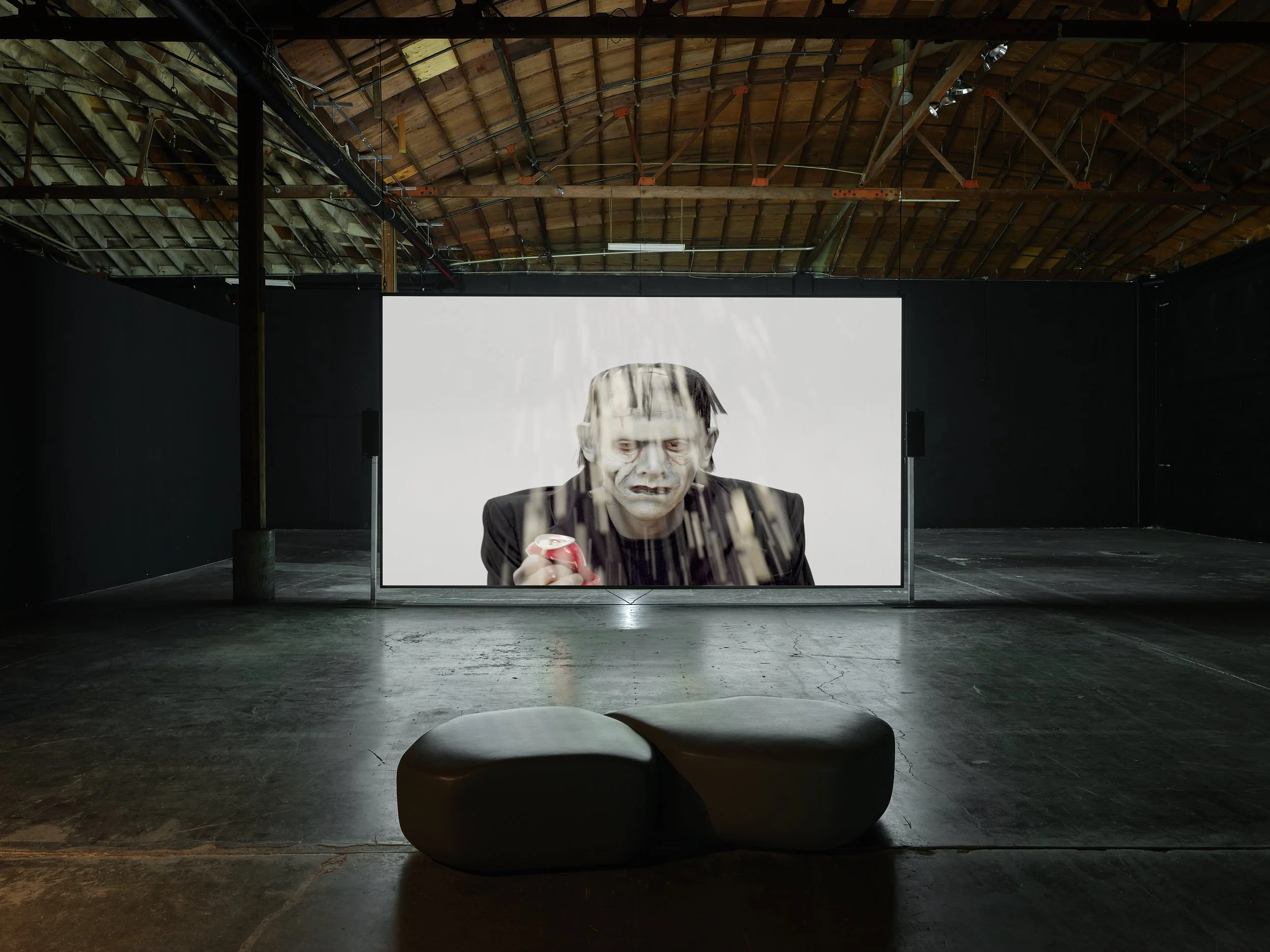   Alex Da Corte,  Slow Graffiti  (2017)   Courtesy of the artist, KADIST collection. Installation view,  Character Development , at Minnesota Street Project Foundation, September 10 - October 31, 2026, co-presented with KADIST. Photo by Grunder.    