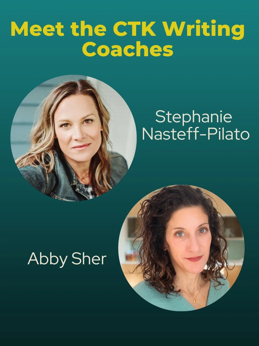 As we kick off Essay Writing season, I wanted to take a moment to introduce our newest writer, Abby Sher to the CTK team @abbysher, and welcome back Stephanie Nasteff-Pilato @stephnasteff who handles both Essay Writing and Admissions Coaching. 
.
We 