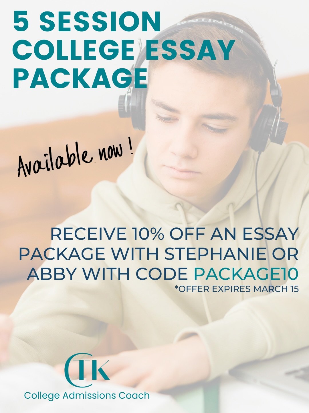 Juniors: Did you know the importance of finishing your Personal Essay before the Common App opens in August? Our team prioritizes working with students to have it completed by mid-summer so that the focus can be placed on completing the common app an